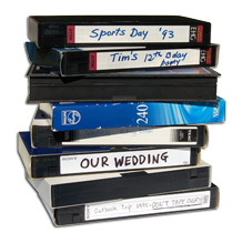 VHS video tapes converted to DVD Don't hold off any longer!