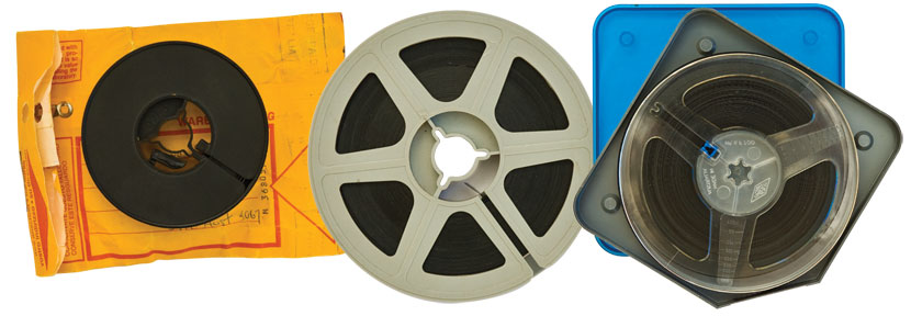 Super 8 movie film reels