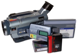 Camcorder Camera and Video Tapes